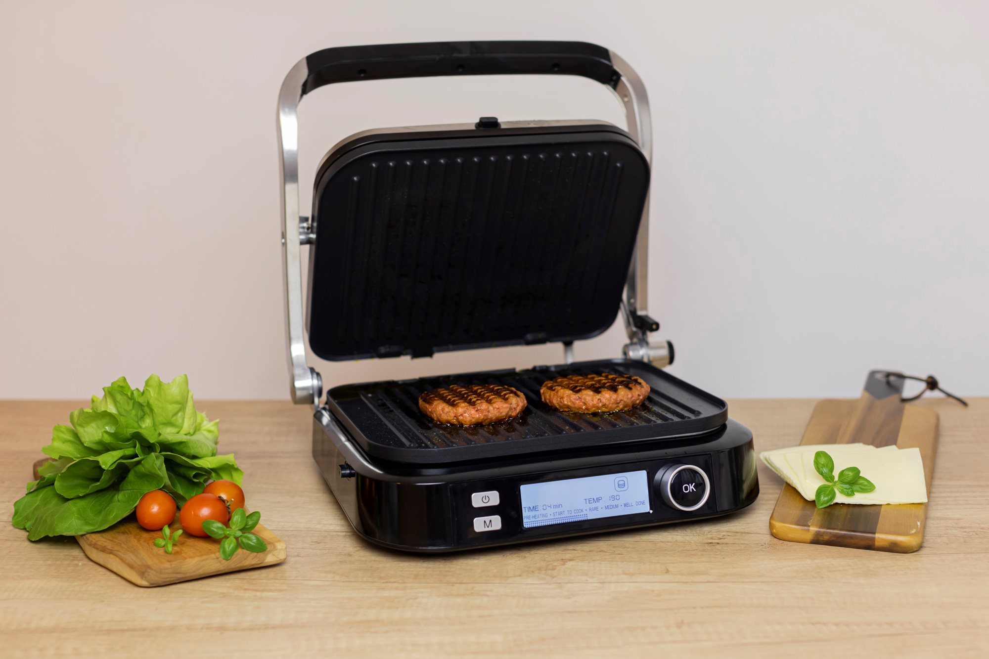 ZOKURA Z1249 elektromos grill automatikus vastagságérzékeléssel – 7. kép