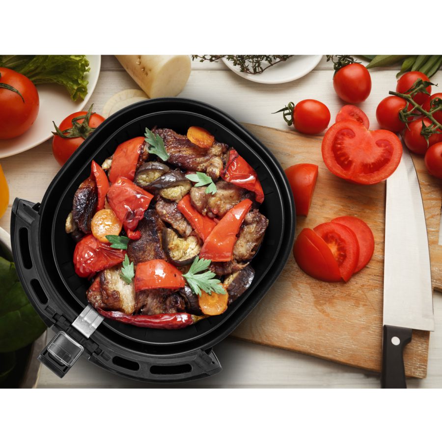 TESLA AirCook Q50 XL multifunkciós digitális forrólevegős sütő, fekete – 8. kép