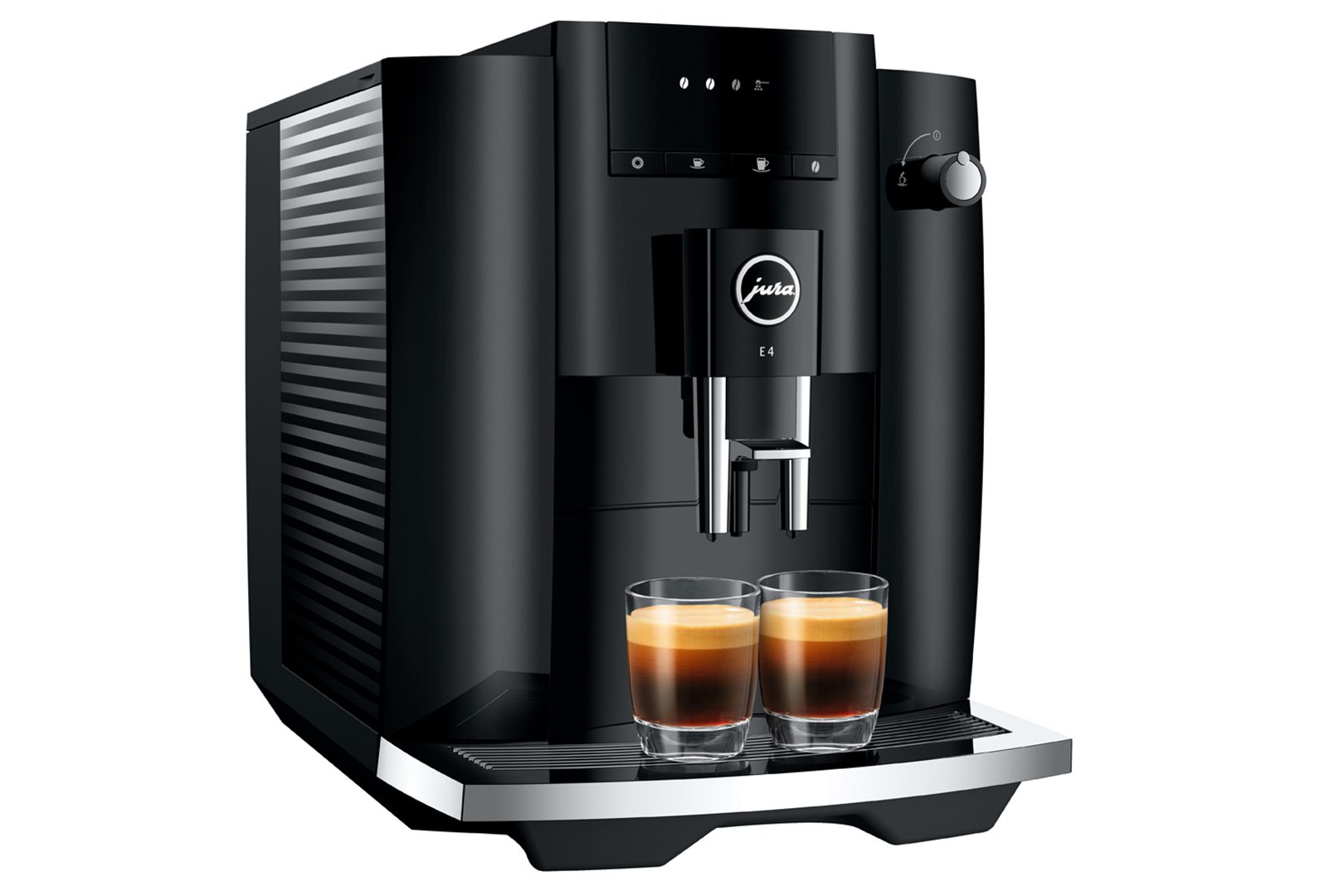 JURA E4 Piano Black (EA) automata kávéfőző forróvíz-készítéssel – 3. kép