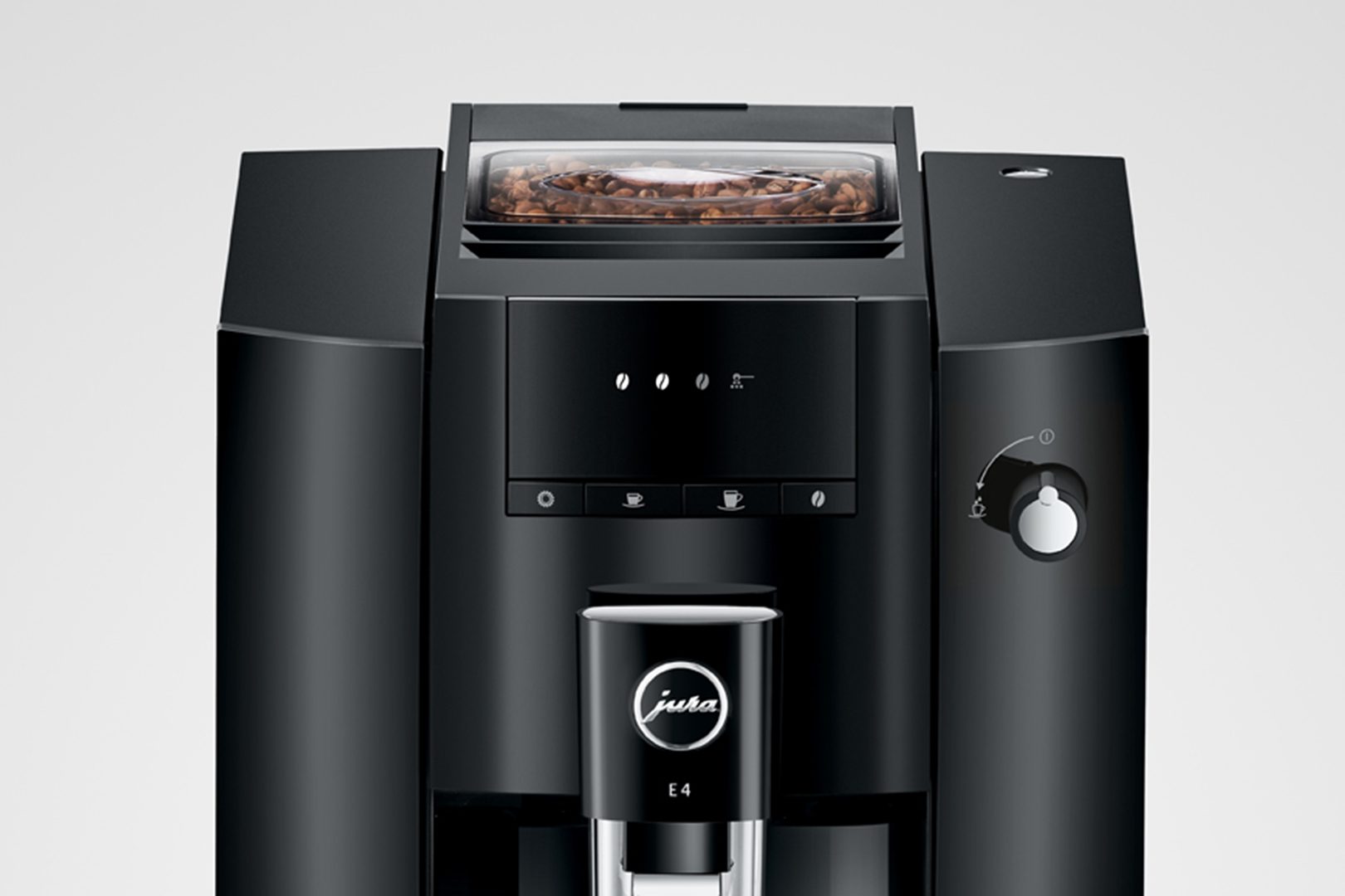 JURA E4 Piano Black (EA) automata kávéfőző forróvíz-készítéssel – 5. kép