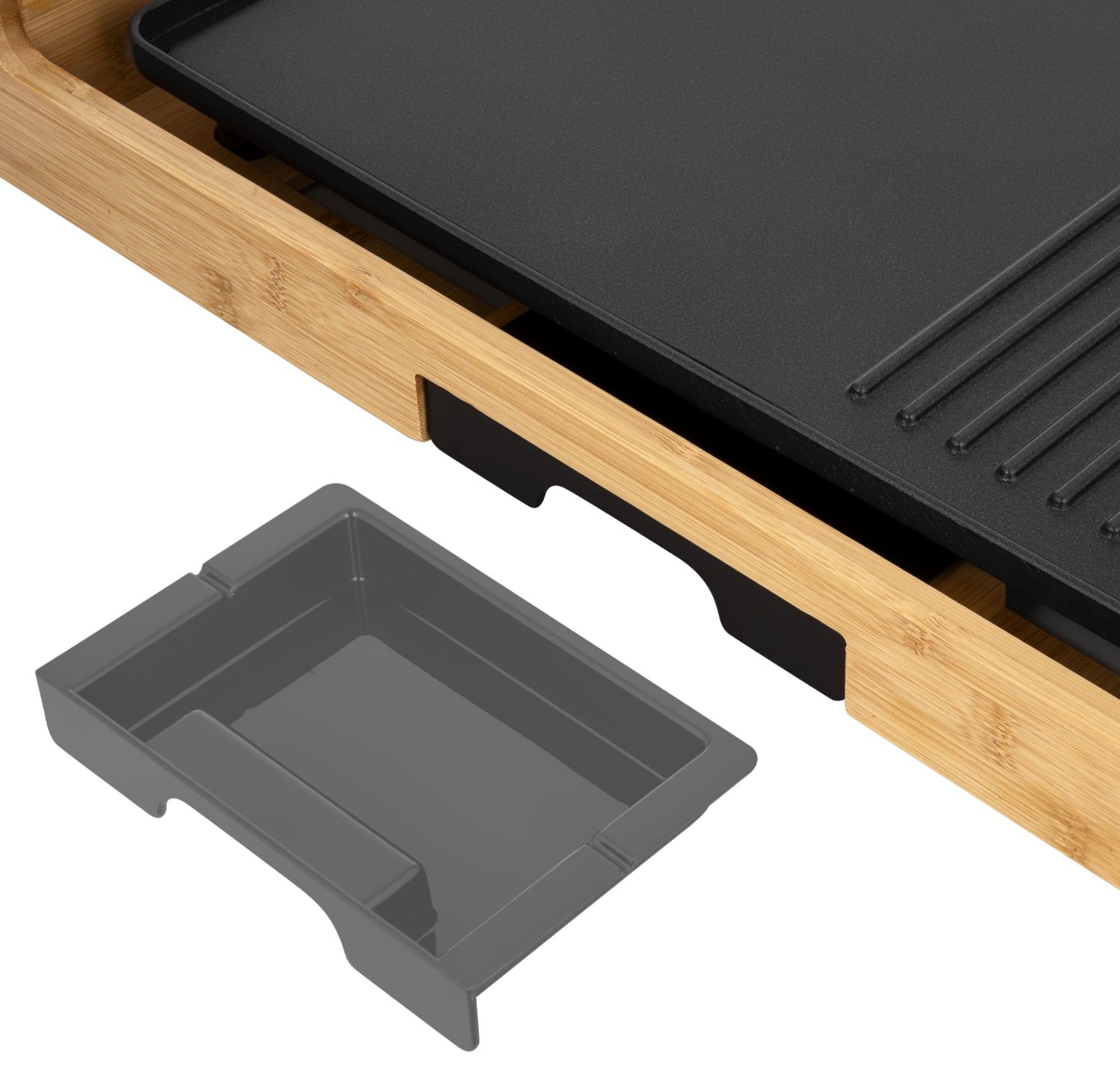 SENCOR SBG 206BK asztali elektromos grillsütő kétféle sütőfelülettel – 2. kép