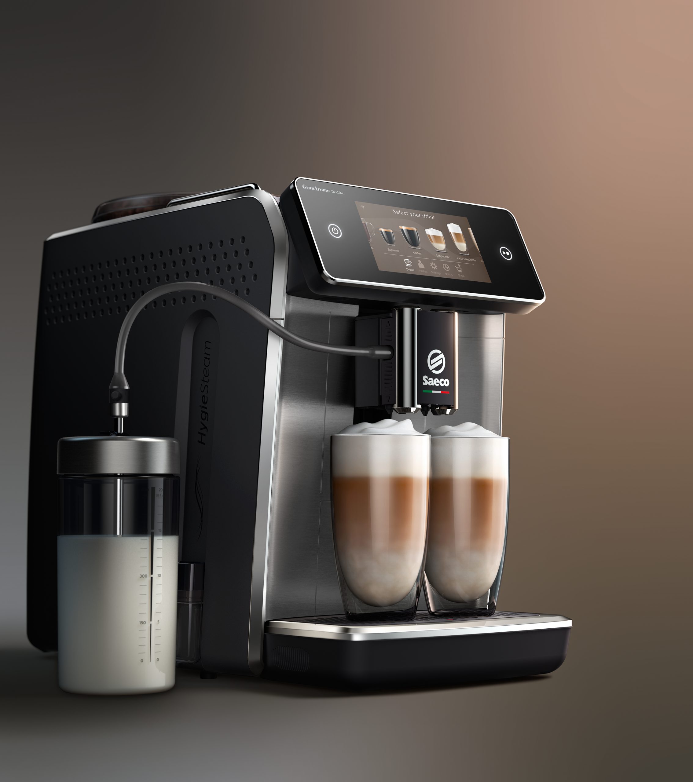 SAECO GranAroma Deluxe SM6685/00 automata kávéfőző LattePerfetto tejrendszerrel – 4. kép