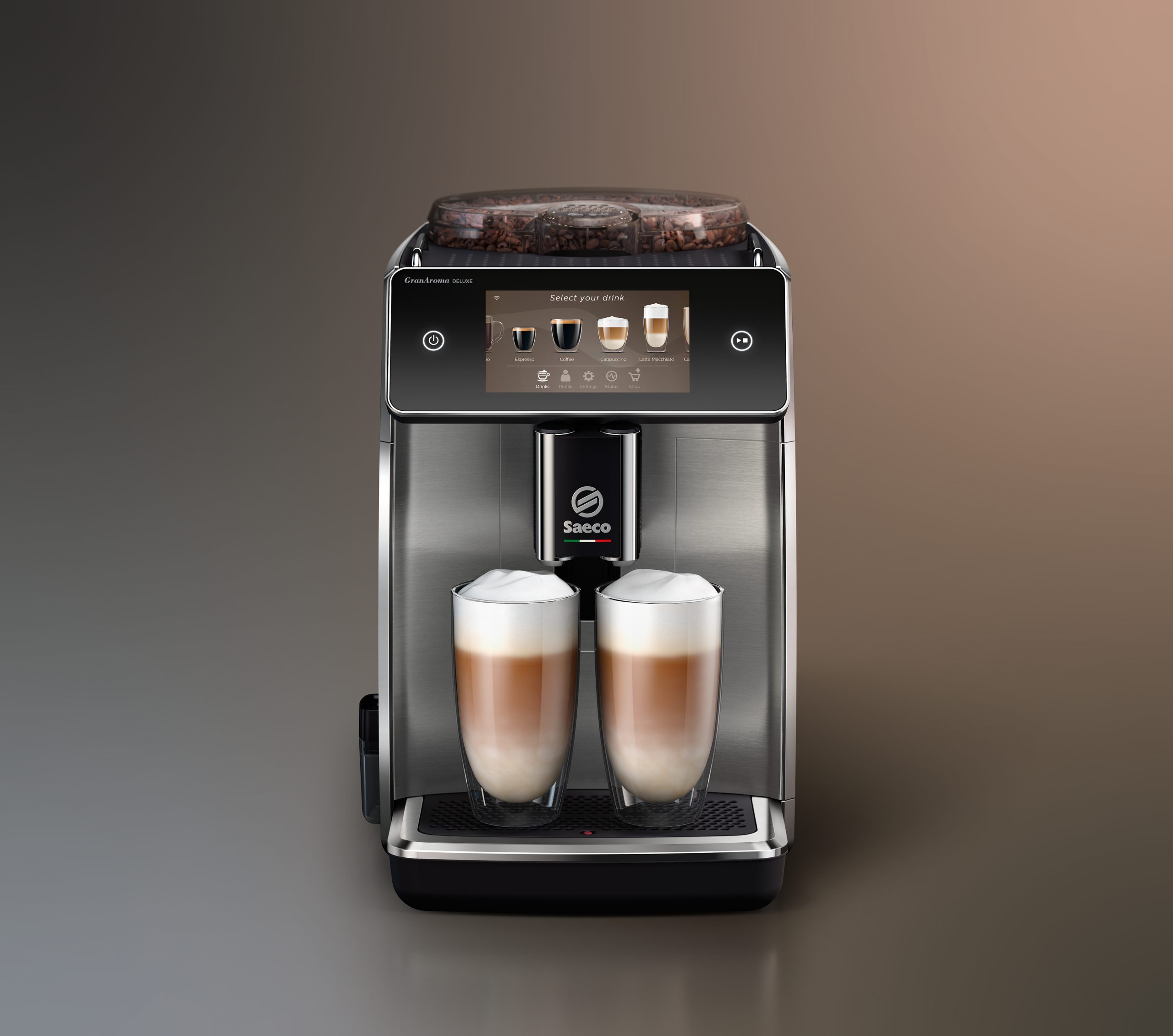 SAECO GranAroma Deluxe SM6685/00 automata kávéfőző LattePerfetto tejrendszerrel – 7. kép