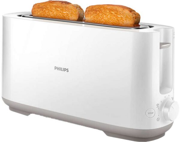 PHILIPS Daily Collection HD2590/00 kenyérpirító, 1030 W, hosszú nyílással