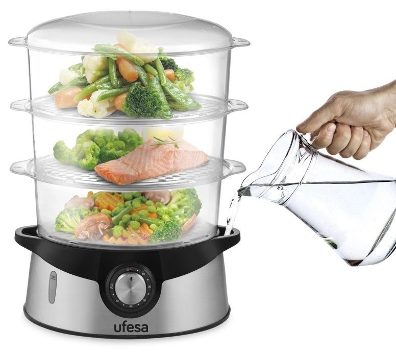 UFESA CV4000 Vaporino háromszintes pároló 9 literes kapacitással – 3. kép