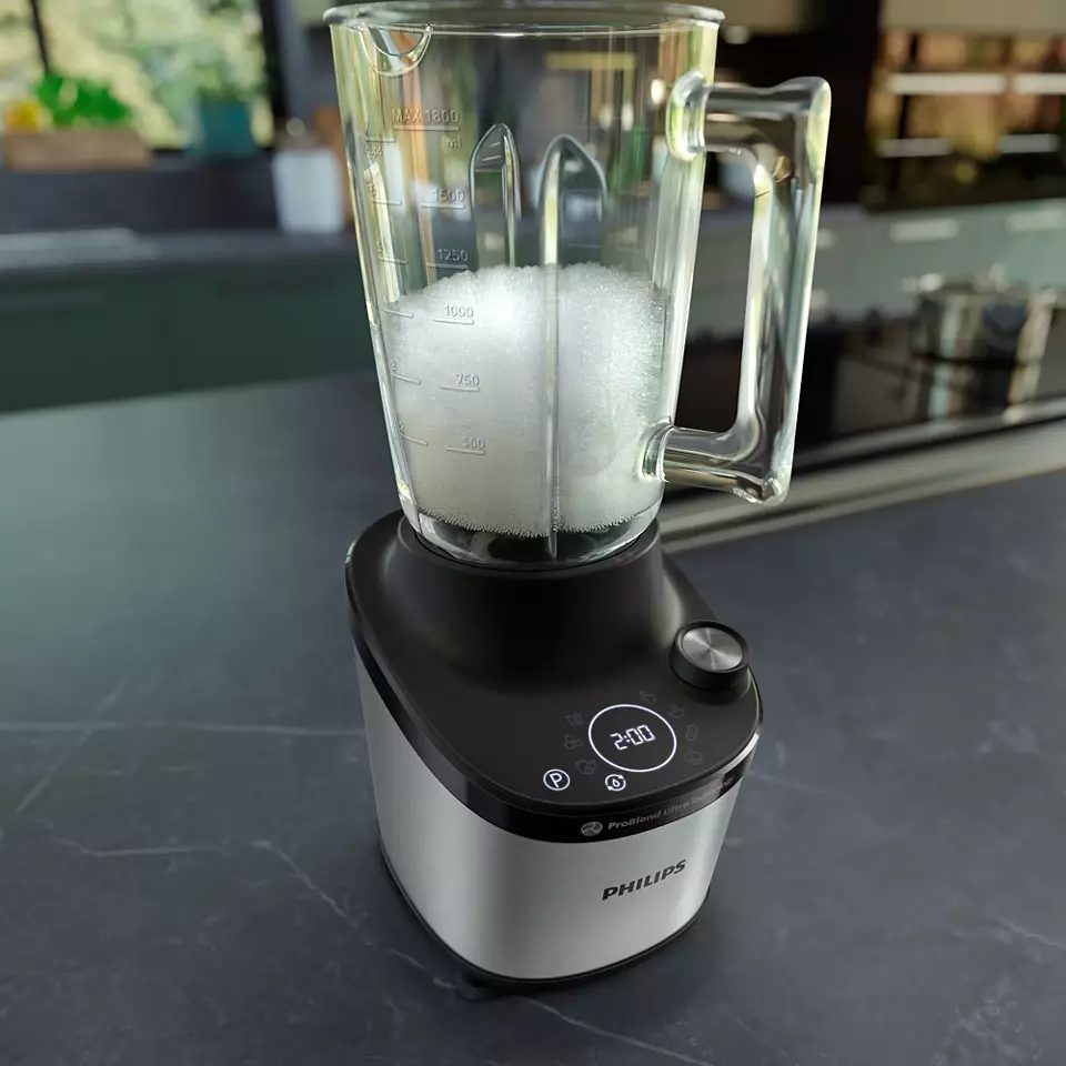 PHILIPS HR3760/10 nagy sebességű turmixgép 1500 W-os motorral és 2 ivópohárral – 7. kép