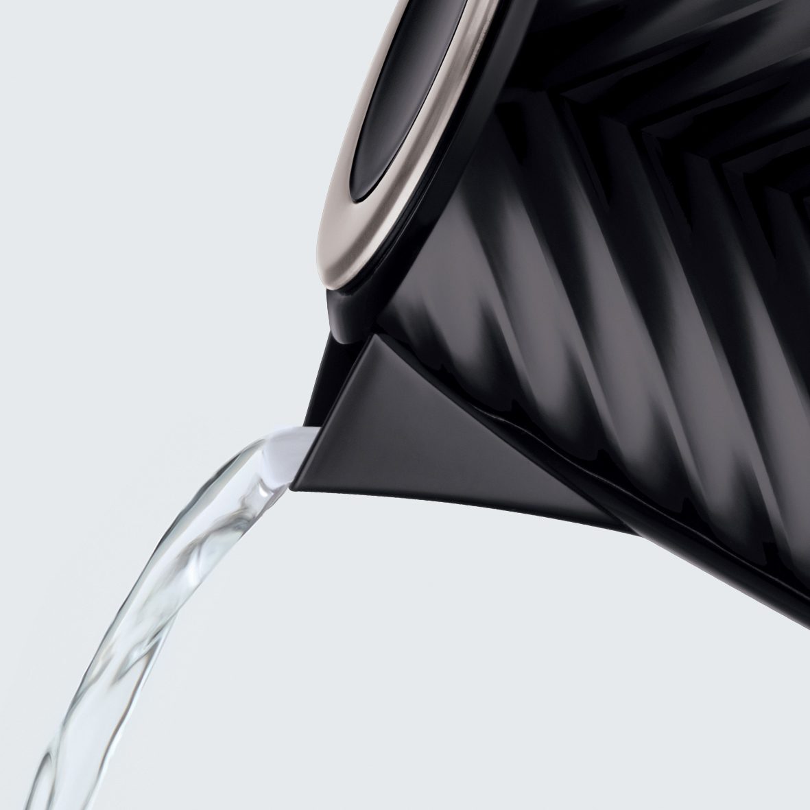 RUSSELL HOBBS 26380-70/RH Groove fekete vízforraló kék megvilágítással – 6. kép