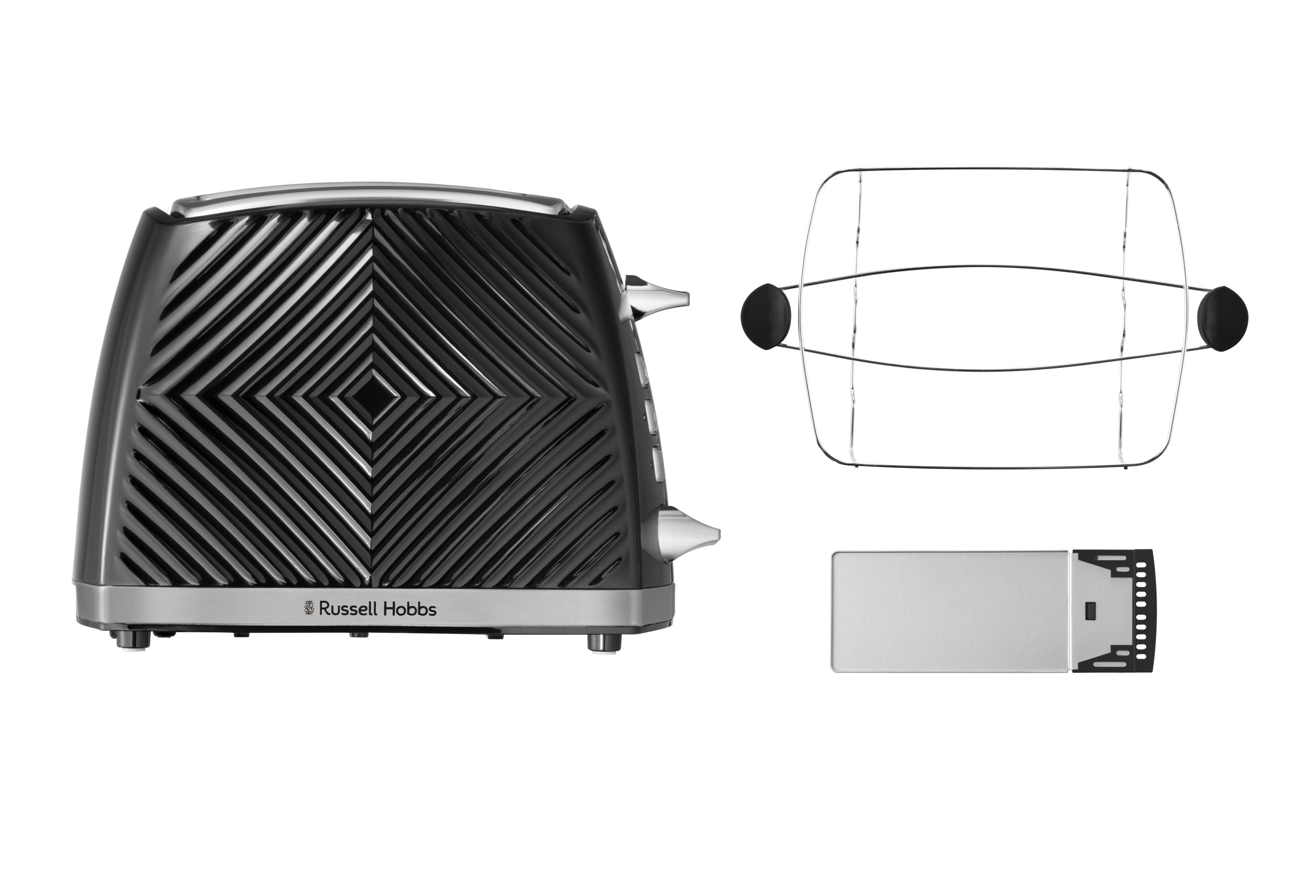 RUSSELL HOBBS 26390-56/RH Groove kétszeletes kenyérpirító, fekete – 8. kép