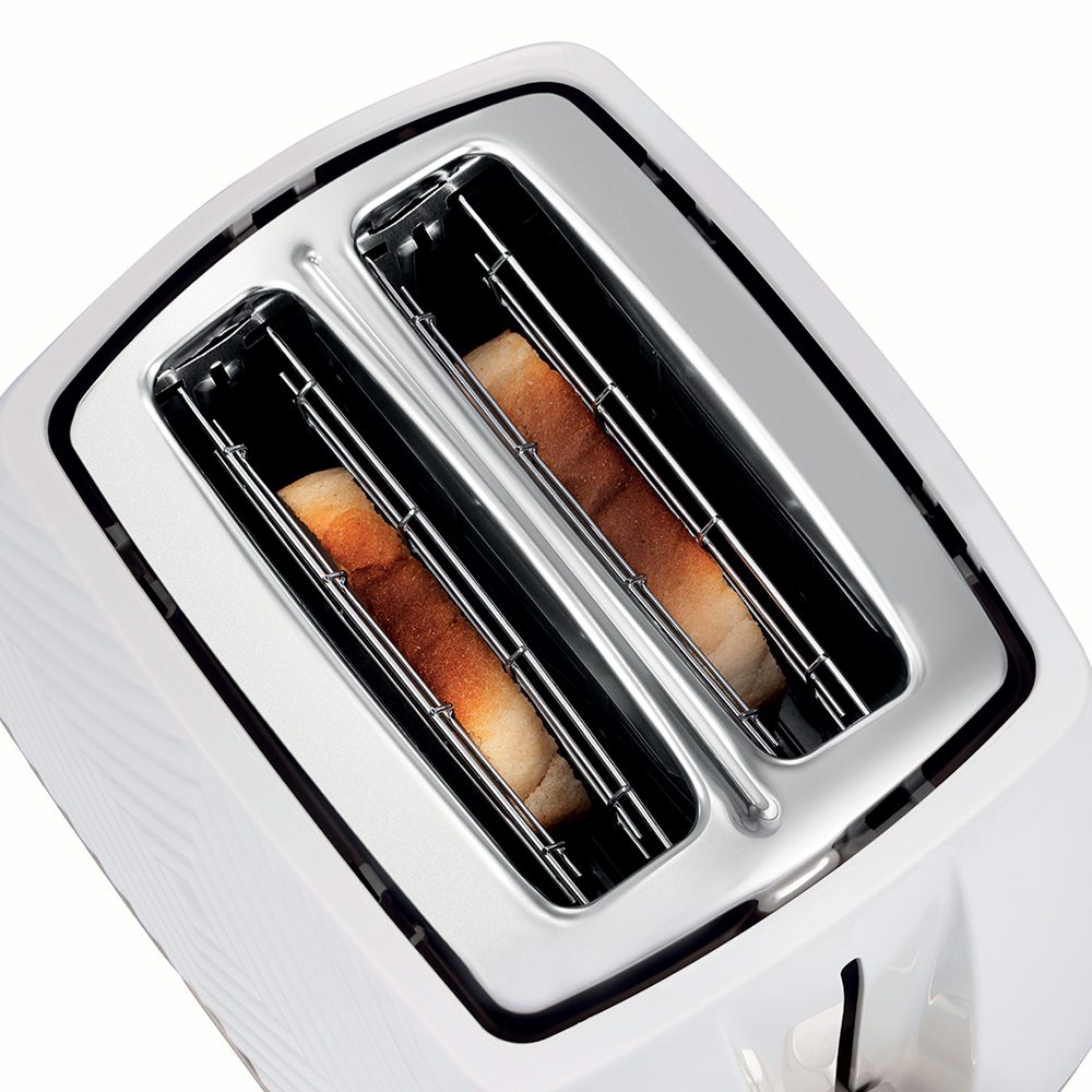 RUSSELL HOBBS 26391-56/RH Groove fehér, 2 szeletes kenyérpirító – 8. kép