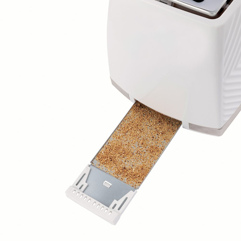 RUSSELL HOBBS 26391-56/RH Groove fehér, 2 szeletes kenyérpirító – 9. kép