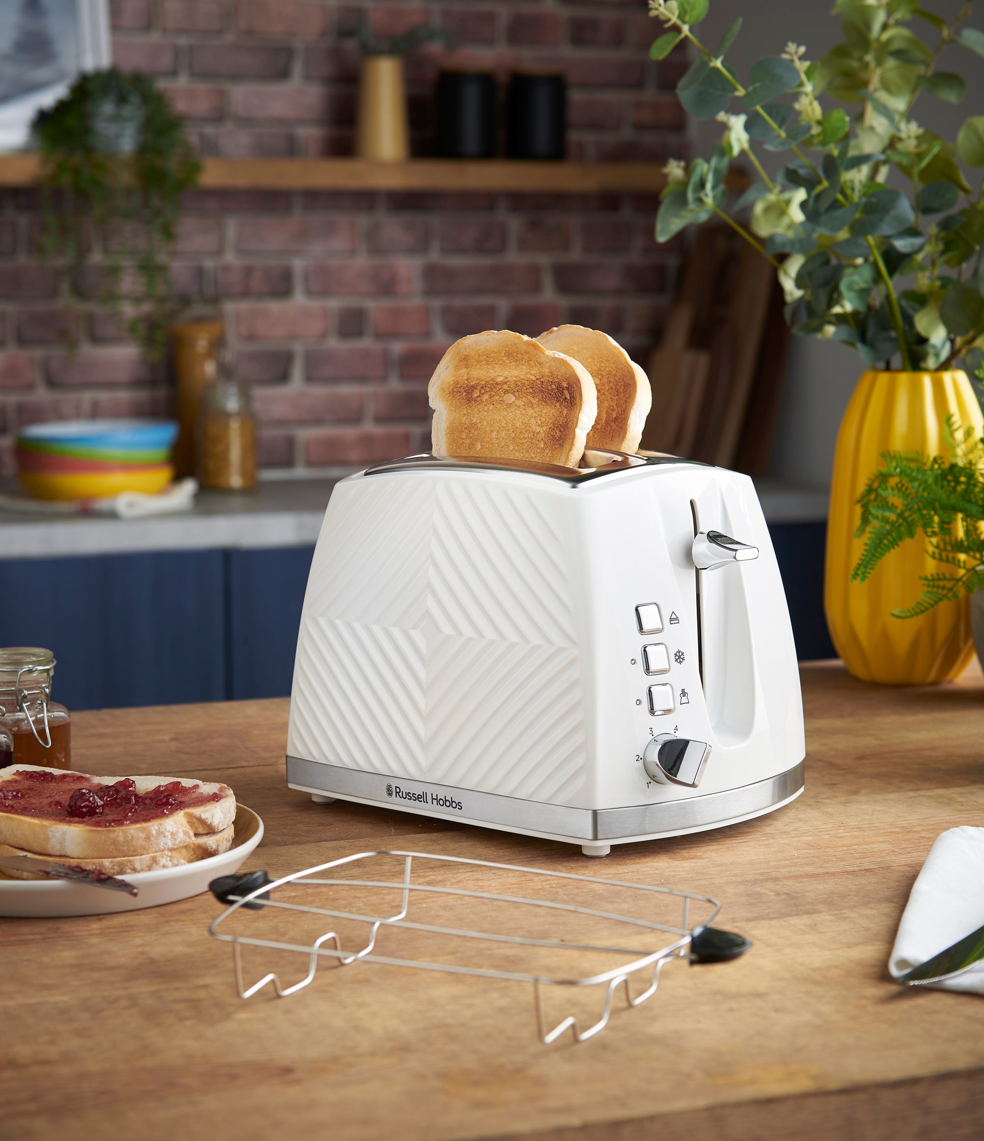 RUSSELL HOBBS 26391-56/RH Groove fehér, 2 szeletes kenyérpirító – 13. kép