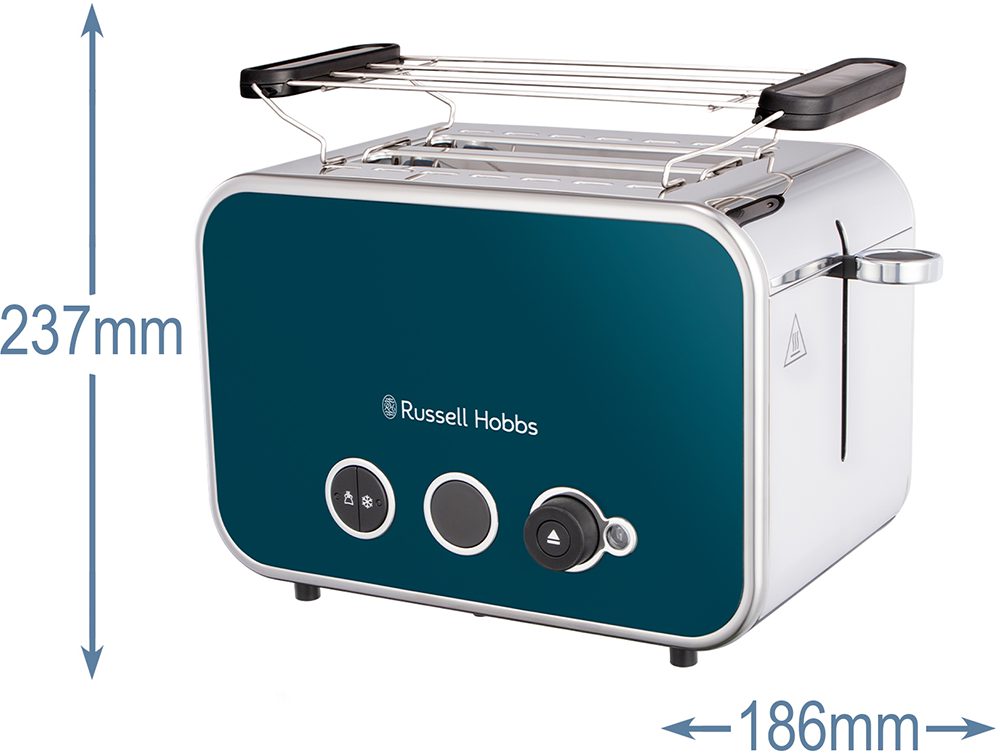 RUSSELL HOBBS 26431-56/RH Distinctions kétrekeszes kenyérpirító, óceánkék – 9. kép