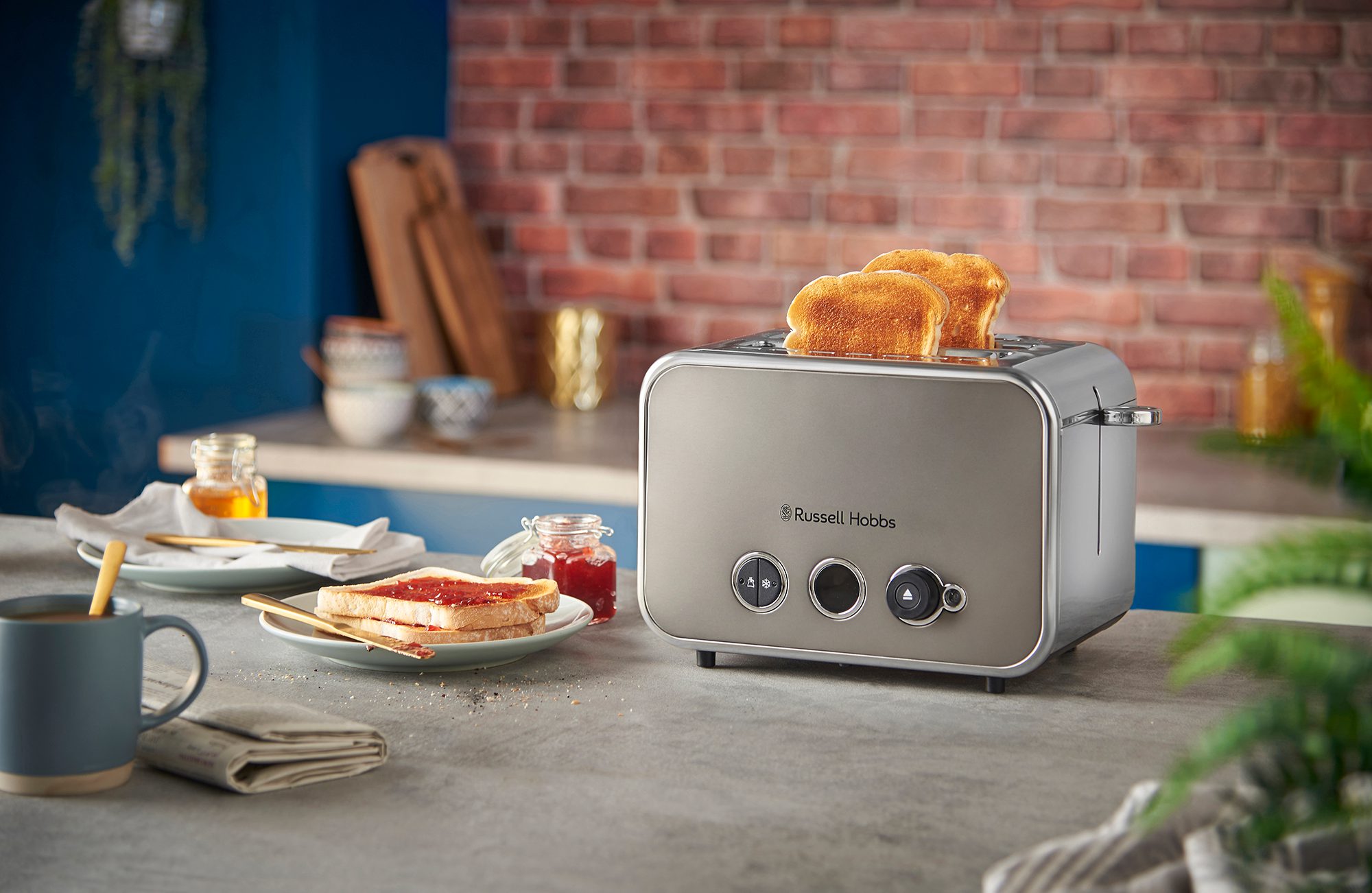RUSSELL HOBBS 26432-56/RH Distinctions két szeletes kenyérpirító, titán – 15. kép