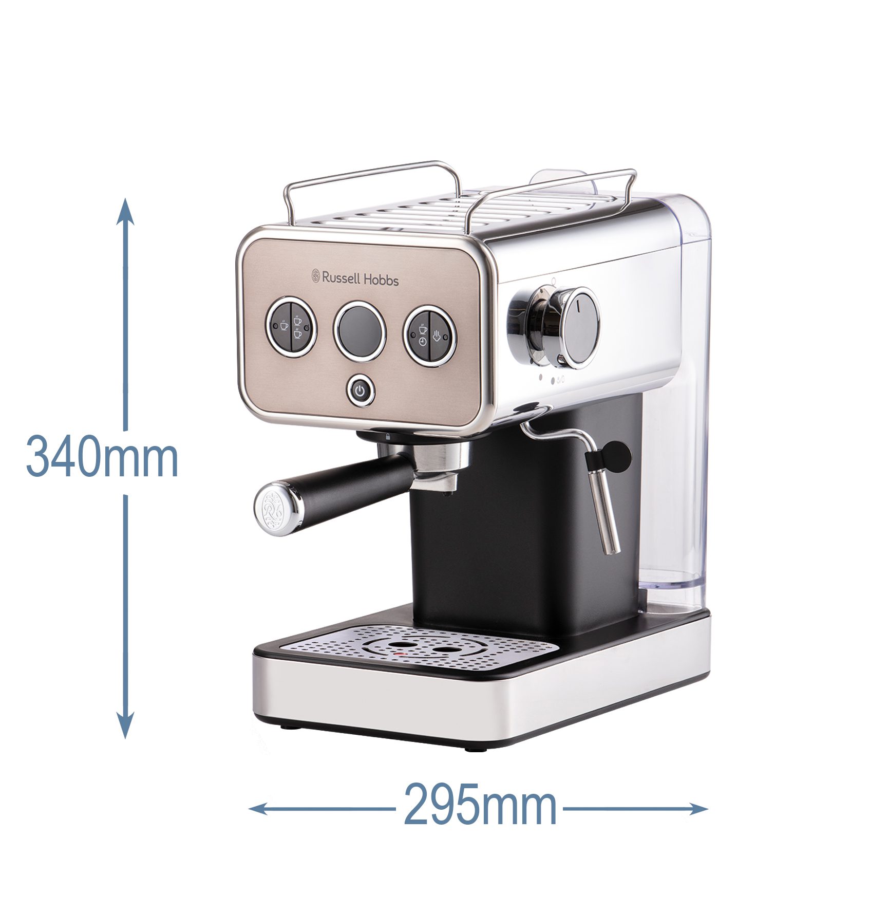 RUSSELL HOBBS 26452-56/RH Distinctions titán eszpresszó kávéfőző – 6. kép
