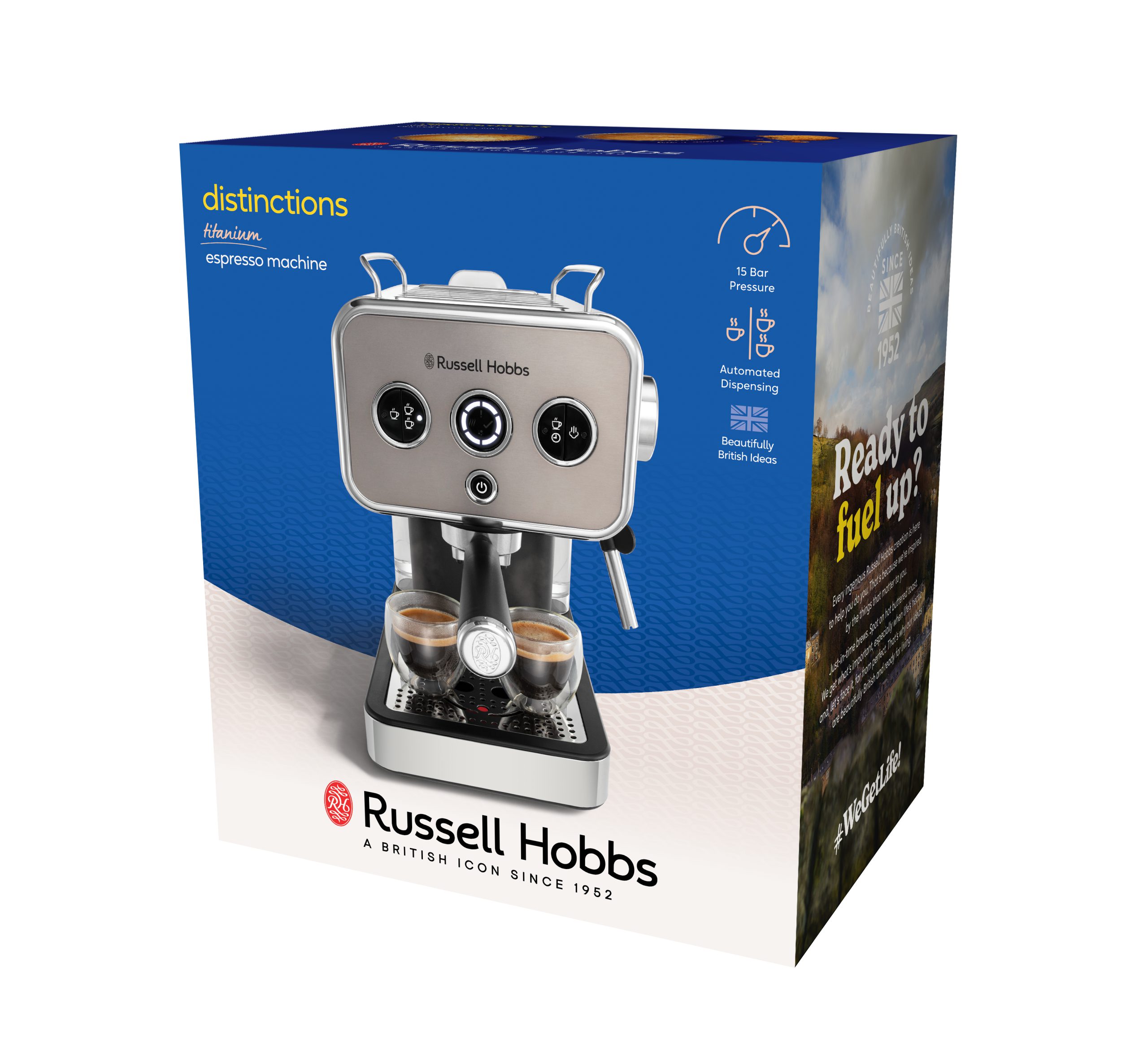 RUSSELL HOBBS 26452-56/RH Distinctions titán eszpresszó kávéfőző – 11. kép
