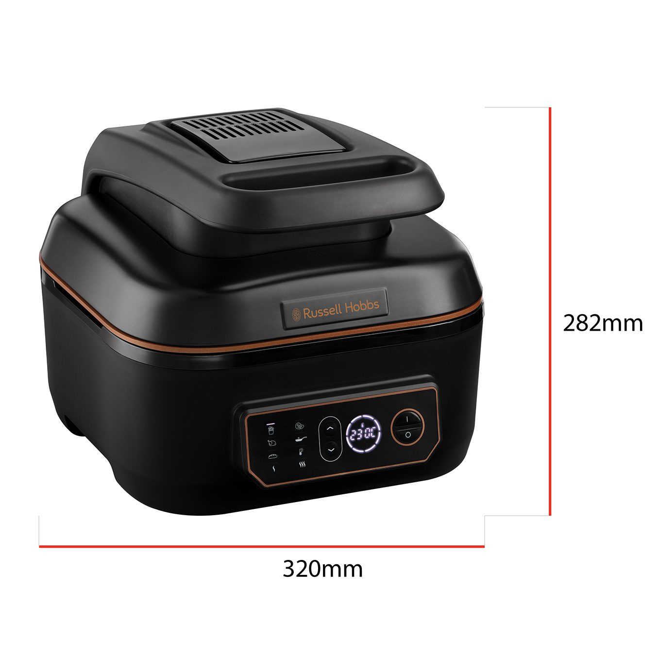 RUSSELL HOBBS 26520-56/RH SatisFry Air & Grill Multi 5,5 l-es forrólevegős sütő – 5. kép