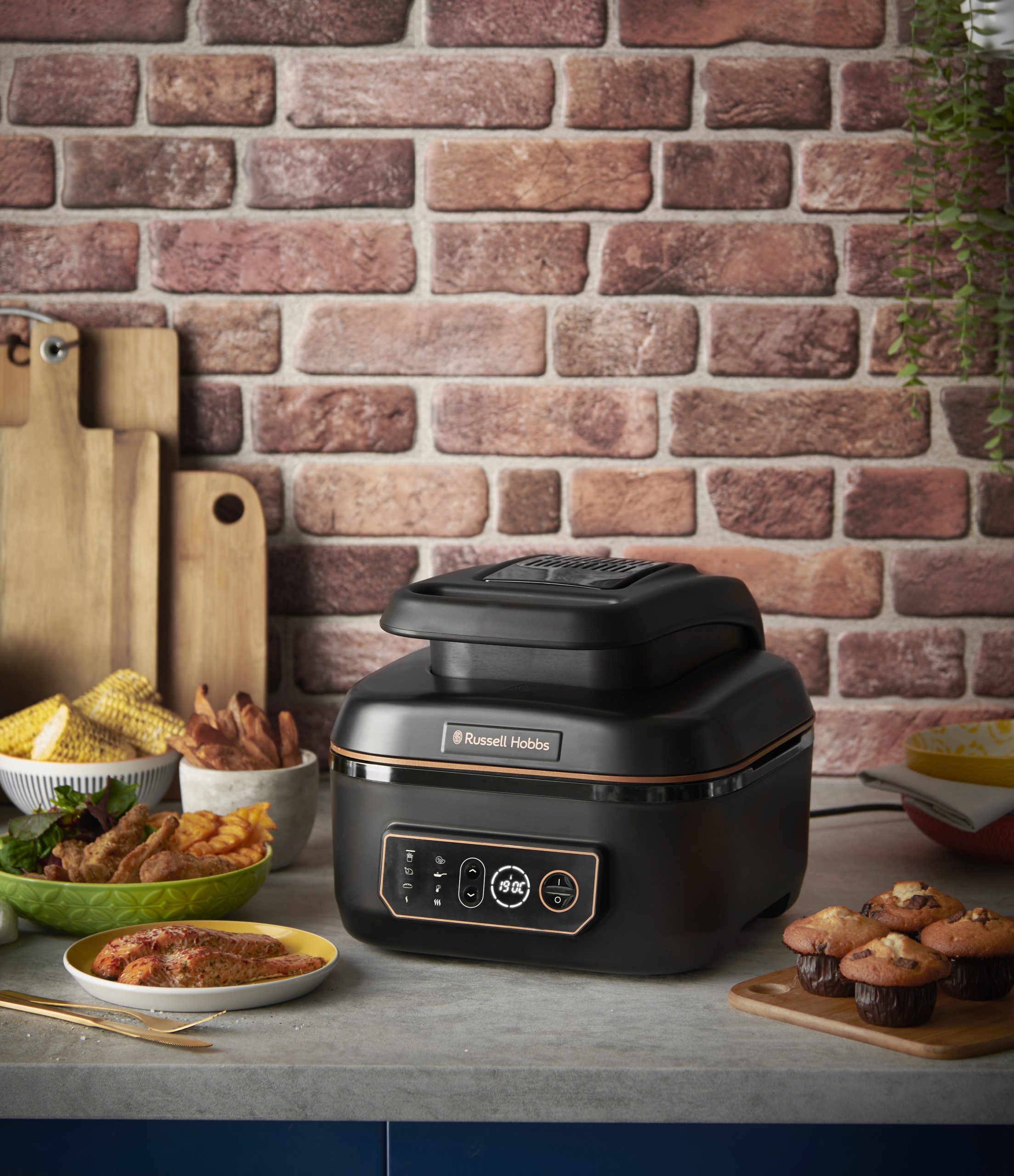 RUSSELL HOBBS 26520-56/RH SatisFry Air & Grill Multi 5,5 l-es forrólevegős sütő – 12. kép