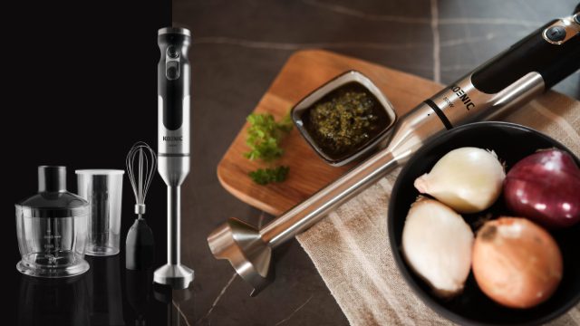KOENIC KHB 83422 SET botmixer szett aprítóval, habverővel és mérőpohárral – 5. kép