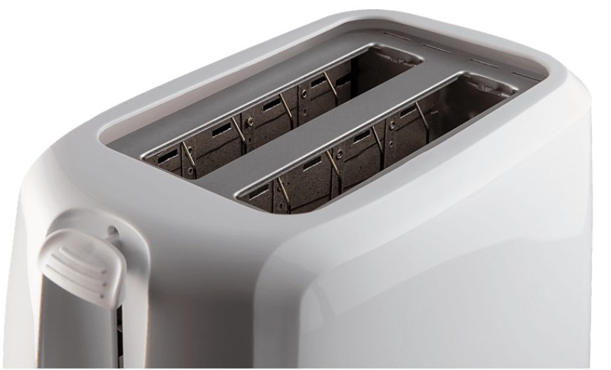 OK. OTO 2722 W két szeletes kenyérpirító 700 W teljesítménnyel, fehér – 4. kép