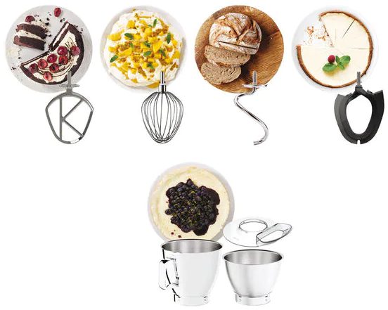 KENWOOD KVL85.004SI Titanium Chef Baker konyhai robotgép beépített mérleggel – 6. kép