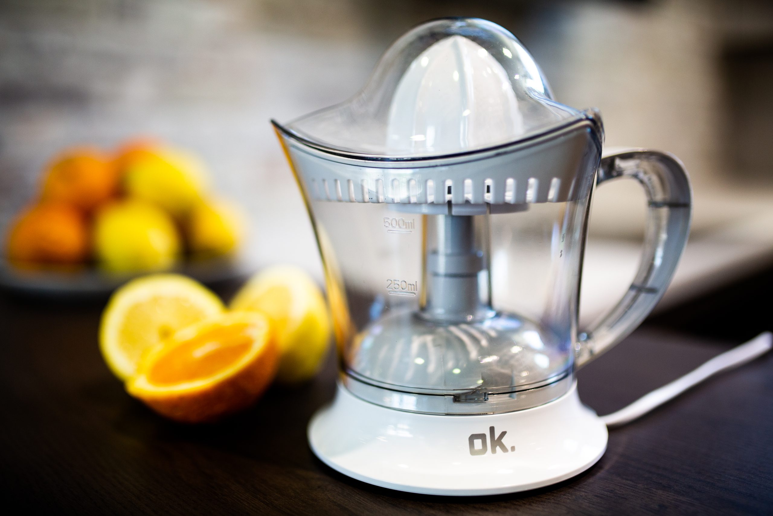OK. OJU 102 fehér citrusprés 0,5 literes létartállyal – 5. kép