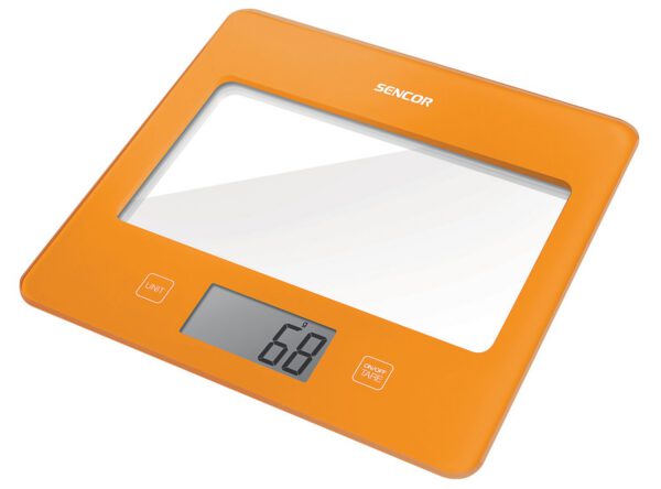 SENCOR SKS 5033OR narancssárga digitális konyhai mérleg