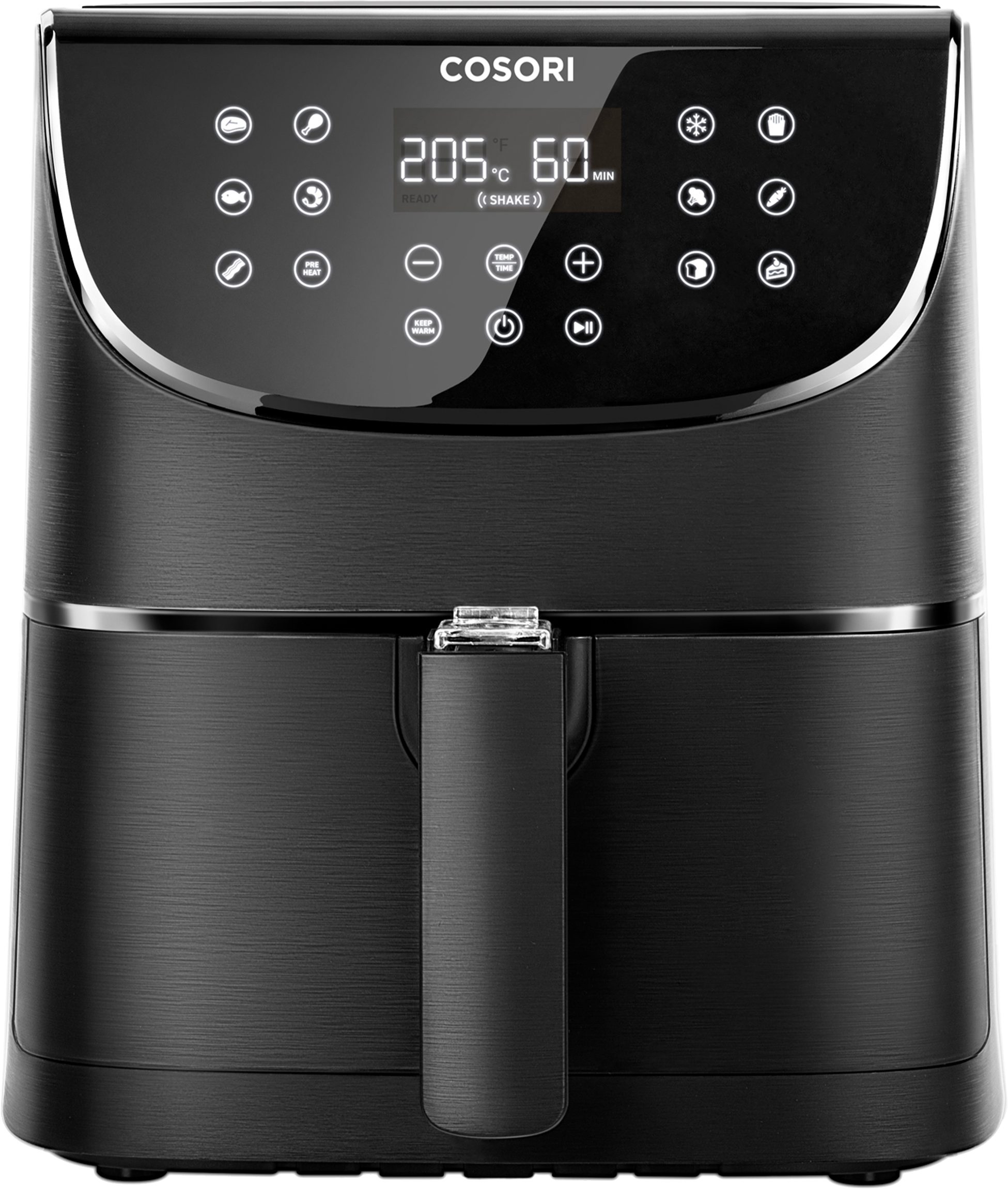 COSORI CP158-AF-RXB Premium fekete forrólevegős sütő, 5,5 l – 2. kép