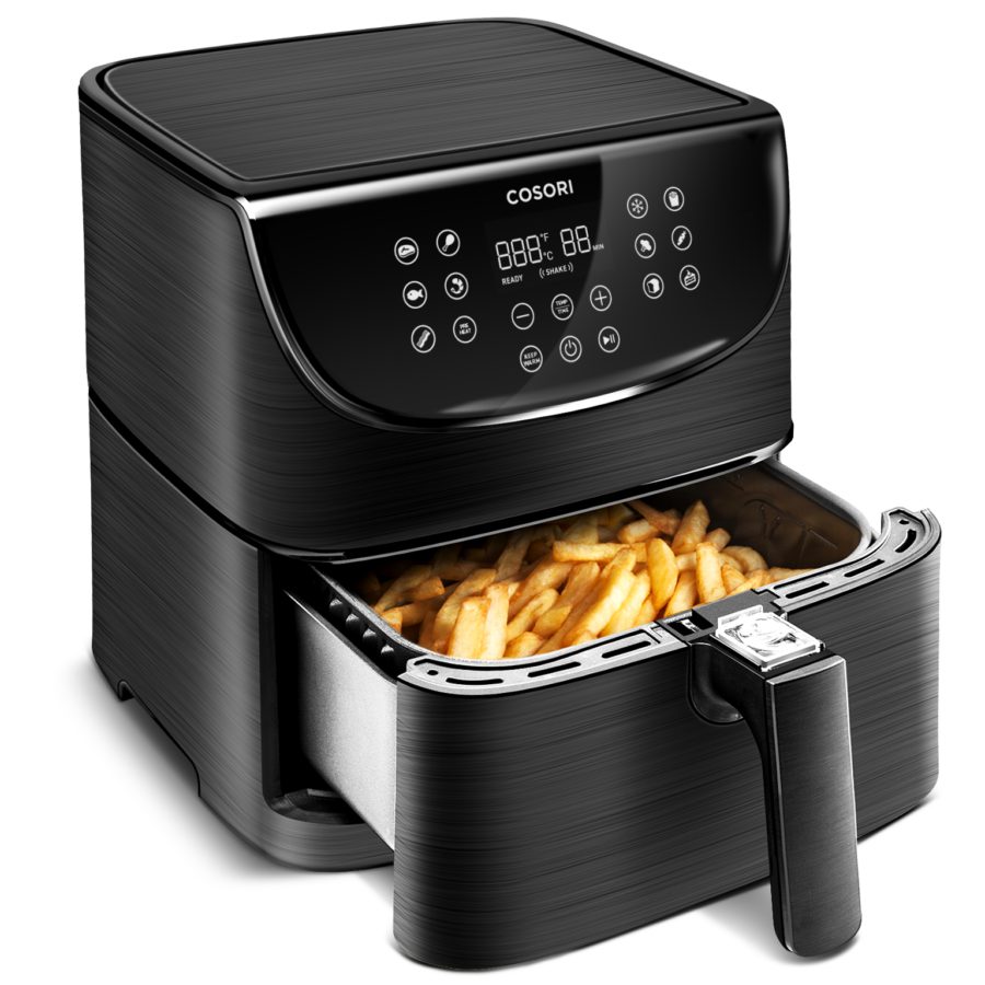 COSORI CP158-AF-RXB Premium fekete forrólevegős sütő, 5,5 l – 3. kép