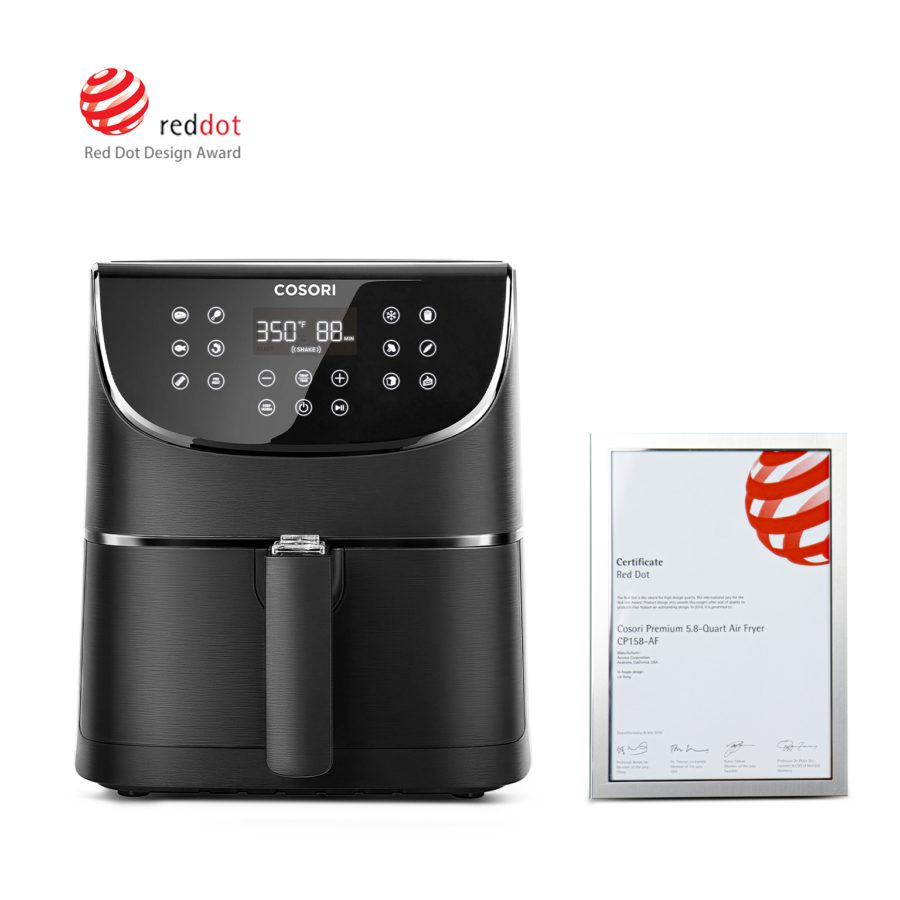 COSORI CP158-AF-RXB Premium fekete forrólevegős sütő, 5,5 l – 7. kép
