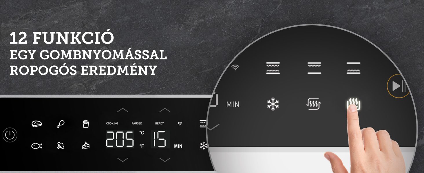 COSORI CAF-P583S-AEUR Dual Blaze 6,4 literes forrólevegős sütő, világosszürke – 21. kép