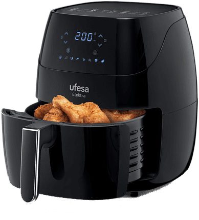 UFESA Elektra 5 literes digitális forrólevegős sütő – 4. kép
