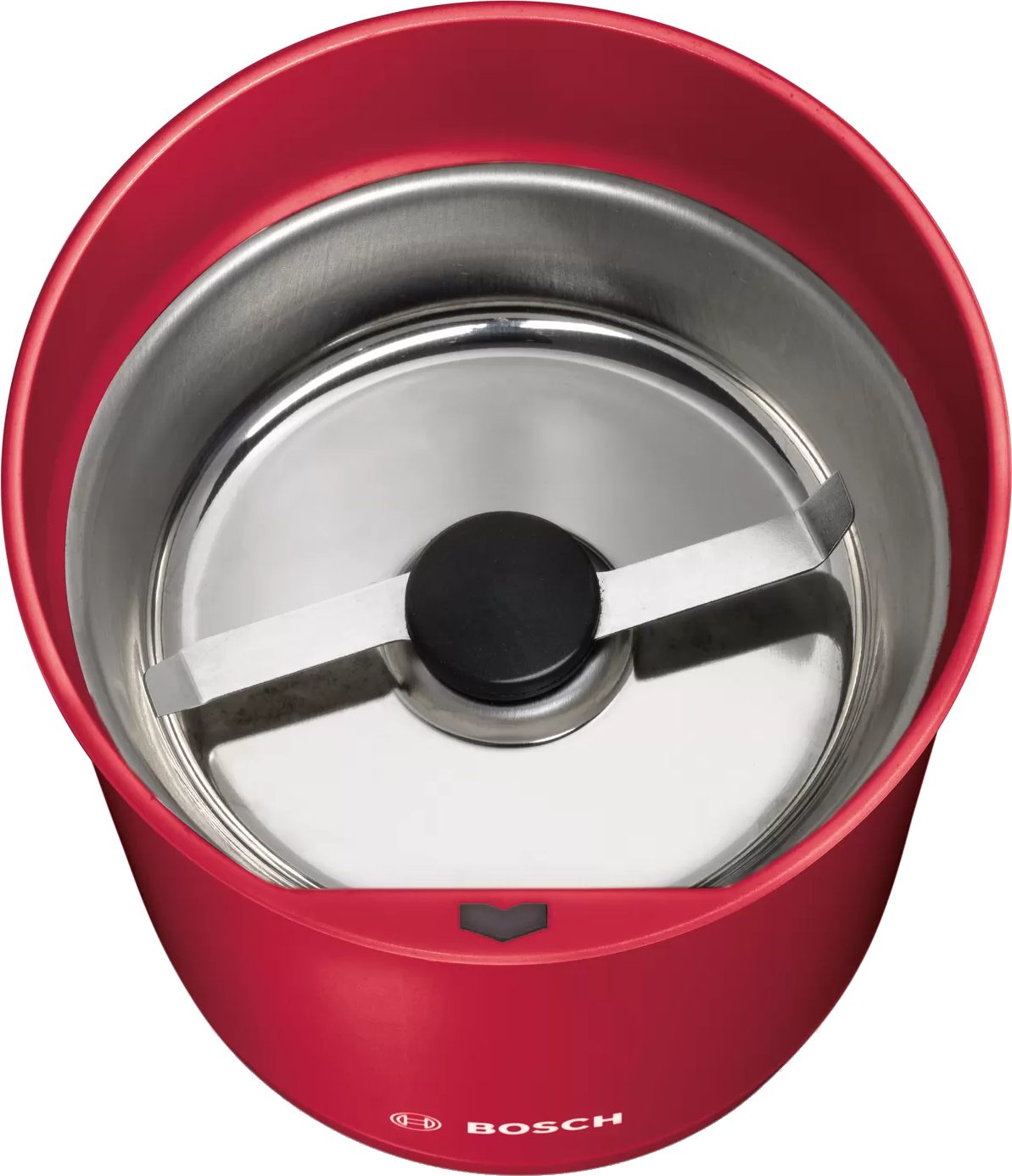 BOSCH TSM6A014R kávédaráló nemesacél pengével, 180 W, piros – 10. kép