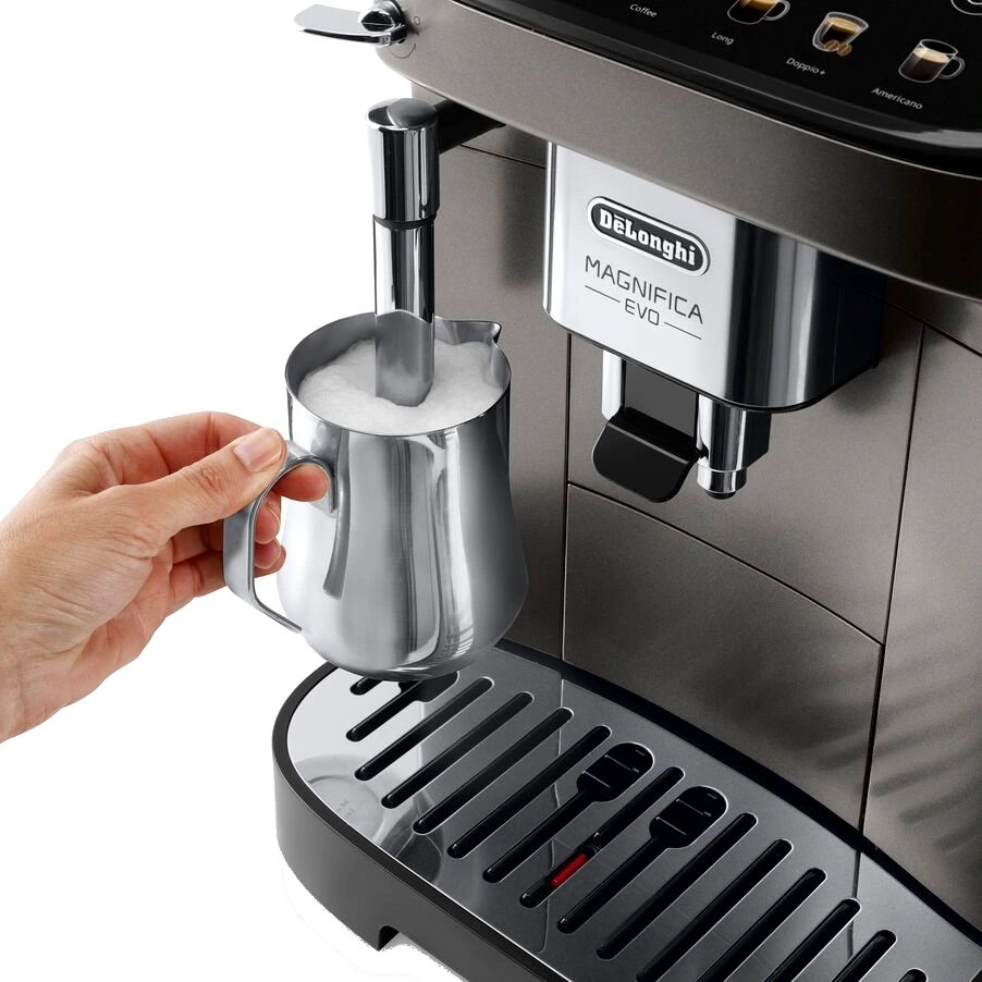 DE-LONGHI Magnifica Evo ECAM290.42.TB automata kávéfőző titánium-fekete kivitelben – 3. kép