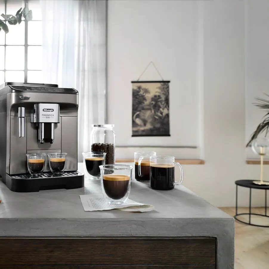 DE-LONGHI Magnifica Evo ECAM290.42.TB automata kávéfőző titánium-fekete kivitelben – 7. kép