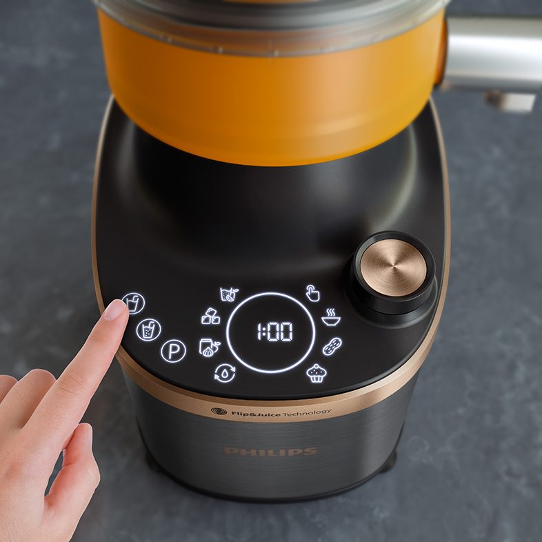 PHILIPS Flip&Juice HR3770/00 1500 W-os turmixgép gyümölcscentrifuga-modullal – 14. kép