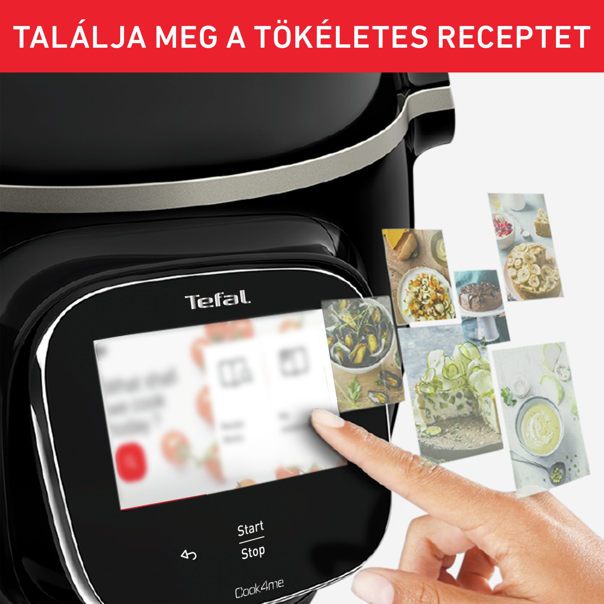TEFAL CY912831 Cook4me+ Connect Touch elektromos gyorsfőző kukta WiFi-kapcsolattal – 13. kép