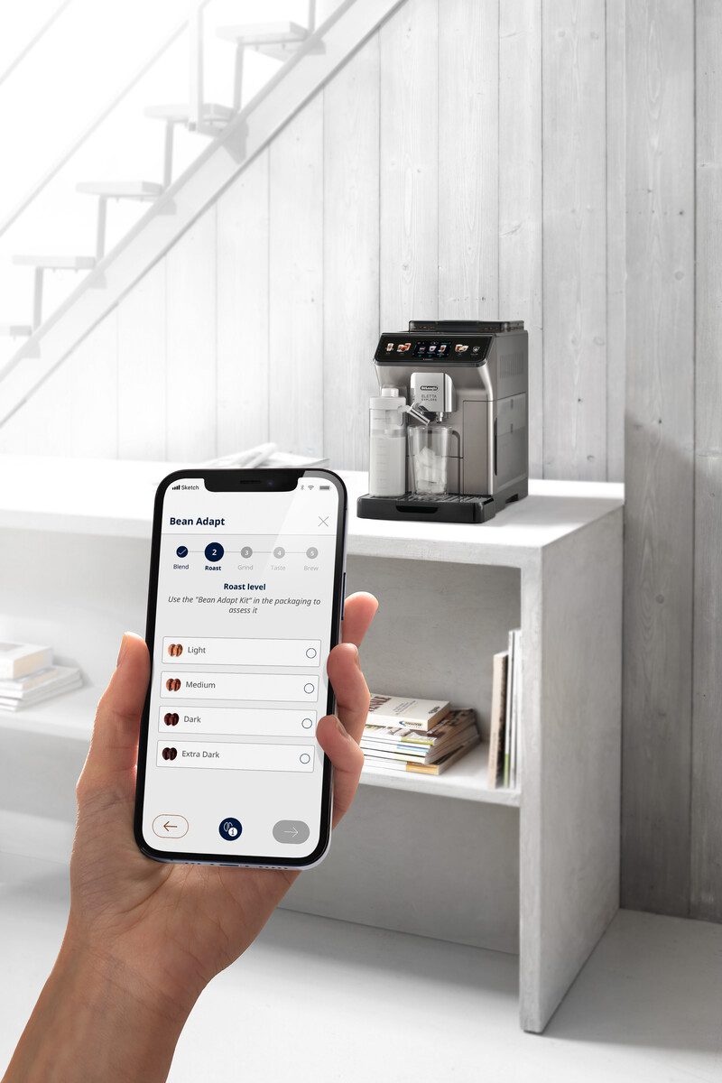 DE-LONGHI Eletta Explore ECAM450.86.T automata kávéfőző tejtartállyal, titán színben – 9. kép