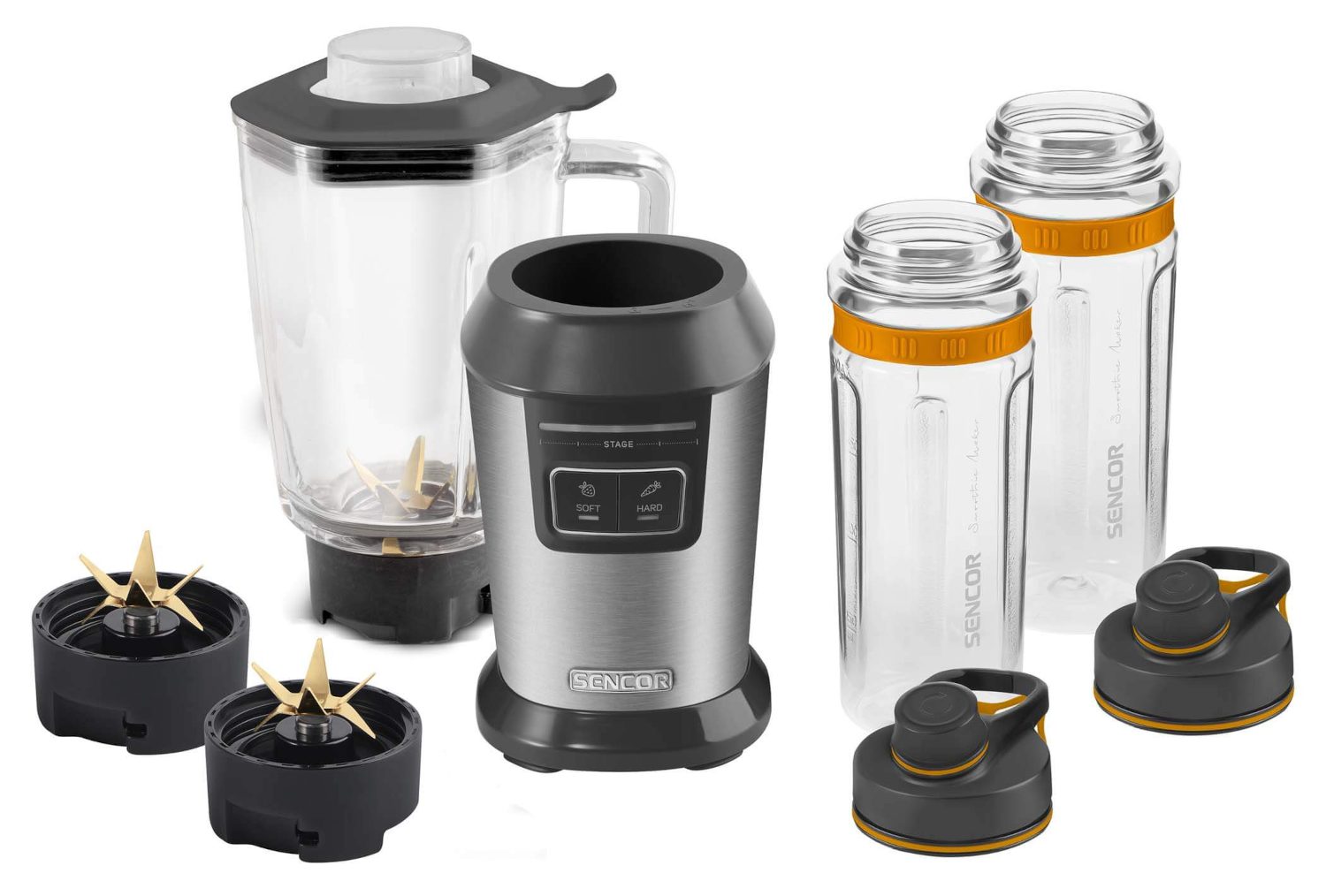 SENCOR SBL 7550SS automata smoothie mixer, 800 W, ezüst – 2. kép