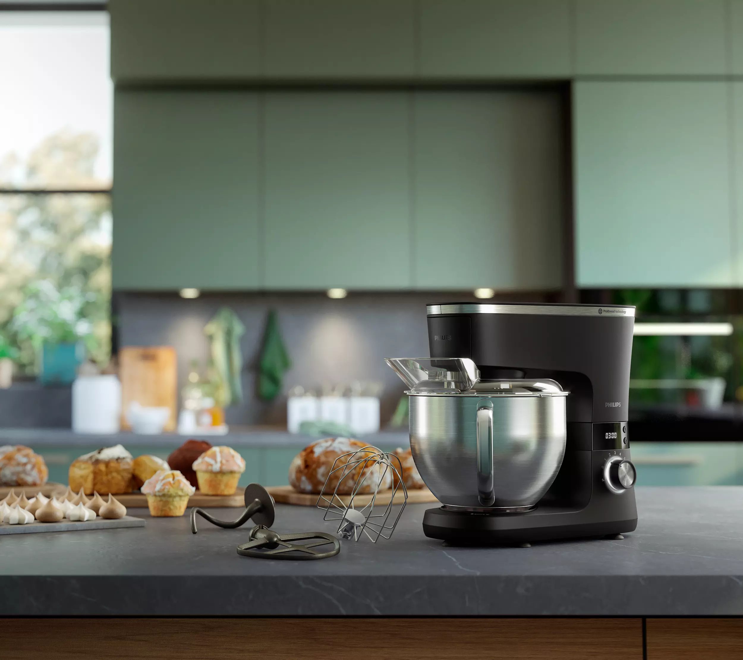 PHILIPS HR7962/21 7000 ProKnead konyhai robotgép turmixkehellyel és húsdarálóval – 13. kép