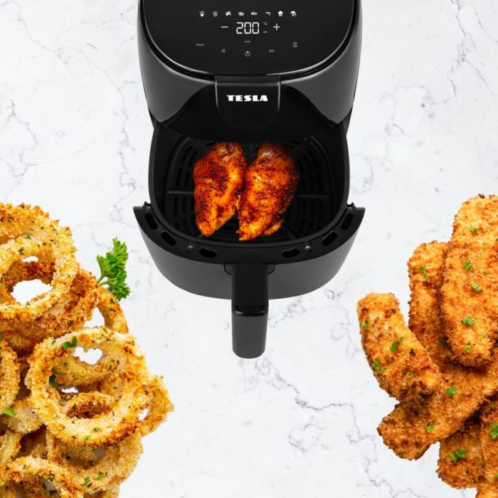 TESLA AirCook Q40 forrólevegős sütő, 4 l, 1500 W, fekete – 5. kép