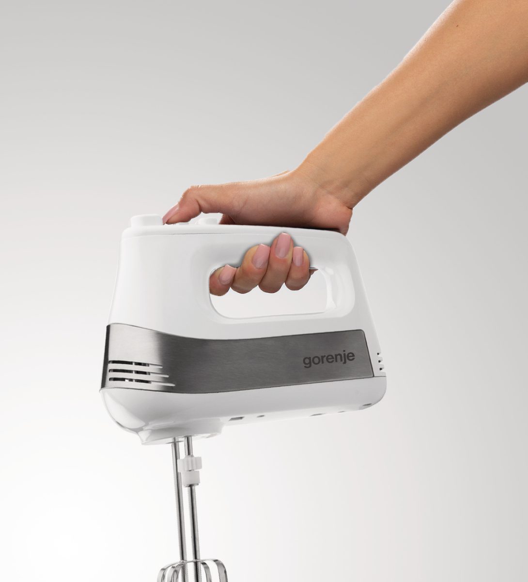GORENJE M500DCS tálas mixer 500 W-os motorral, 3 literes forgó tállal, fehér – 6. kép