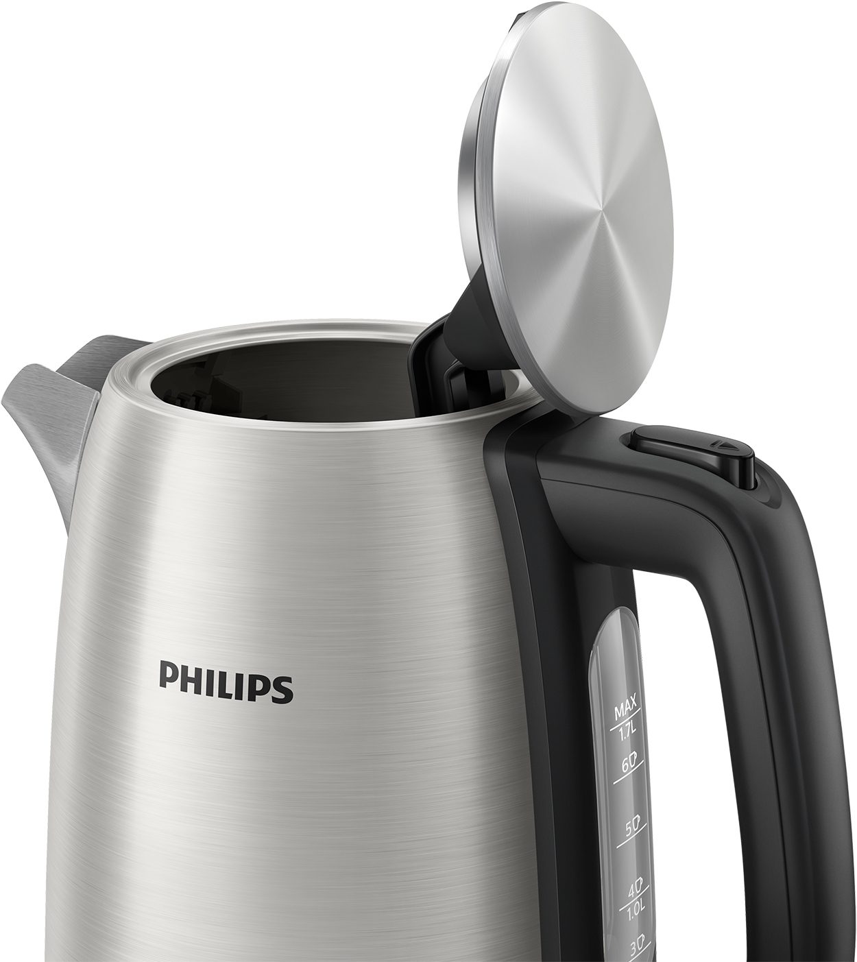 PHILIPS HD9353/90 Viva Collection vízforraló, 2060 W, 1,7 l, ezüst-fekete – 4. kép