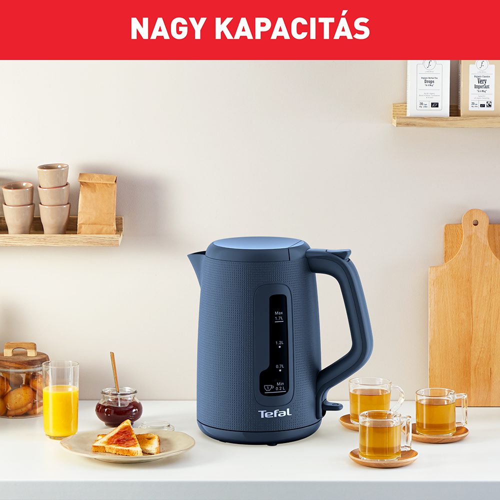 TEFAL KO2M0410 Morning kék vízforraló, 1,7 l – 7. kép