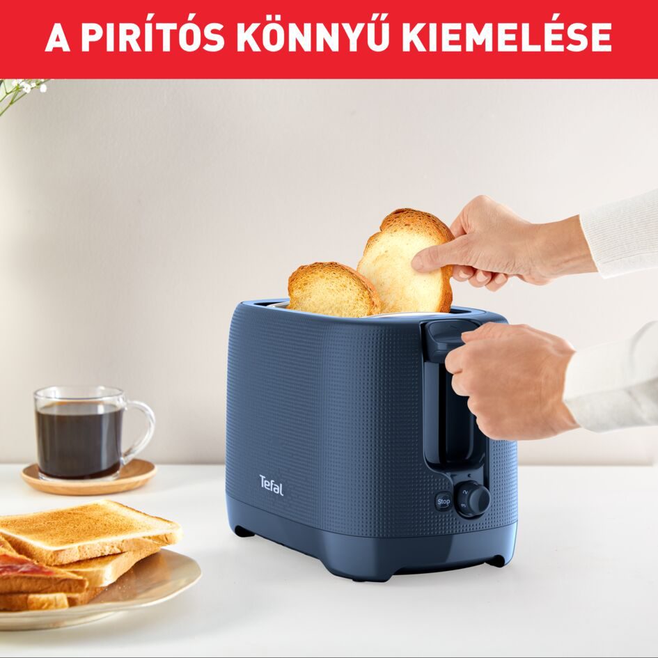 TEFAL TT2M1410 Morning kék kenyérpirító 7 pirítási fokozattal – 8. kép
