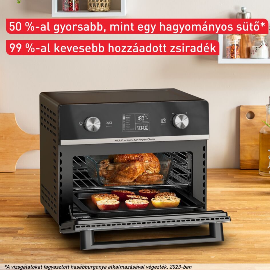 TEFAL FW606810 Easy Fry 20 l-es multifunkciós airfryer minisütő – 6. kép