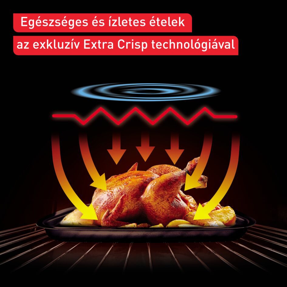 TEFAL FW606810 Easy Fry 20 l-es multifunkciós airfryer minisütő – 8. kép