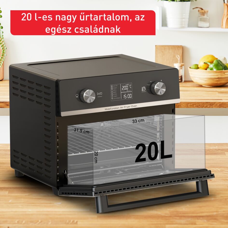 TEFAL FW606810 Easy Fry 20 l-es multifunkciós airfryer minisütő – 10. kép