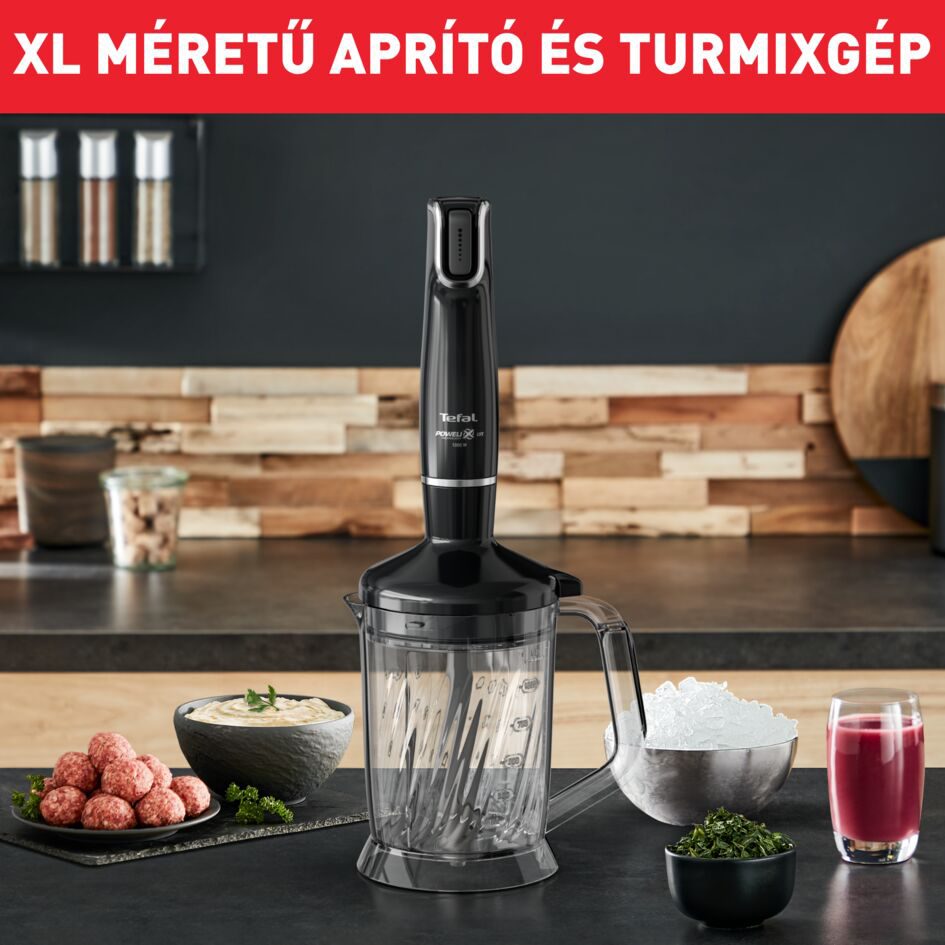 TEFAL HB94L830 Infiny Force 1000 W-os rúdmixer aprító- és habverő feltéttel – 11. kép