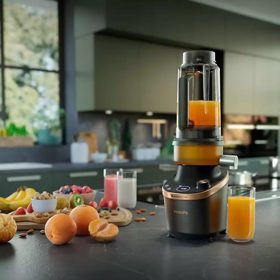 PHILIPS HR3770/10 Flip&Juice turmixgép 1500 W-os motorral, 2 literes kehellyel – 6. kép