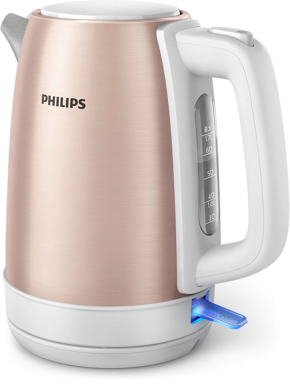 PHILIPS HD9350/96 Viva Collection 1,7 literes rózsaarany vízforraló, 2200 W – 2. kép